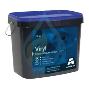 Raticide professionnel Viryl Brodifacoum 10 kg, r&eacute;sistant &agrave; l'humidit&eacute;, id&eacute;al pour la lutte contre l.