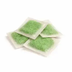 Gel antiparasitaire vert en sachets pour contr&ocirc;le des rongeurs.