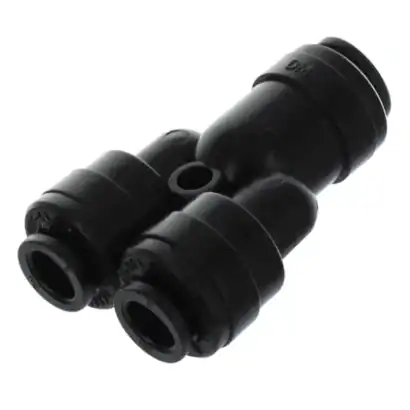 Raccord rapide Y Tube 15 mm pour plomberie et irrigation. Facile &agrave; connecter, durable, id&eacute;al pour sy.