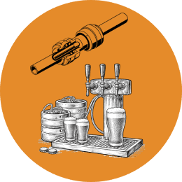 Raccords bière