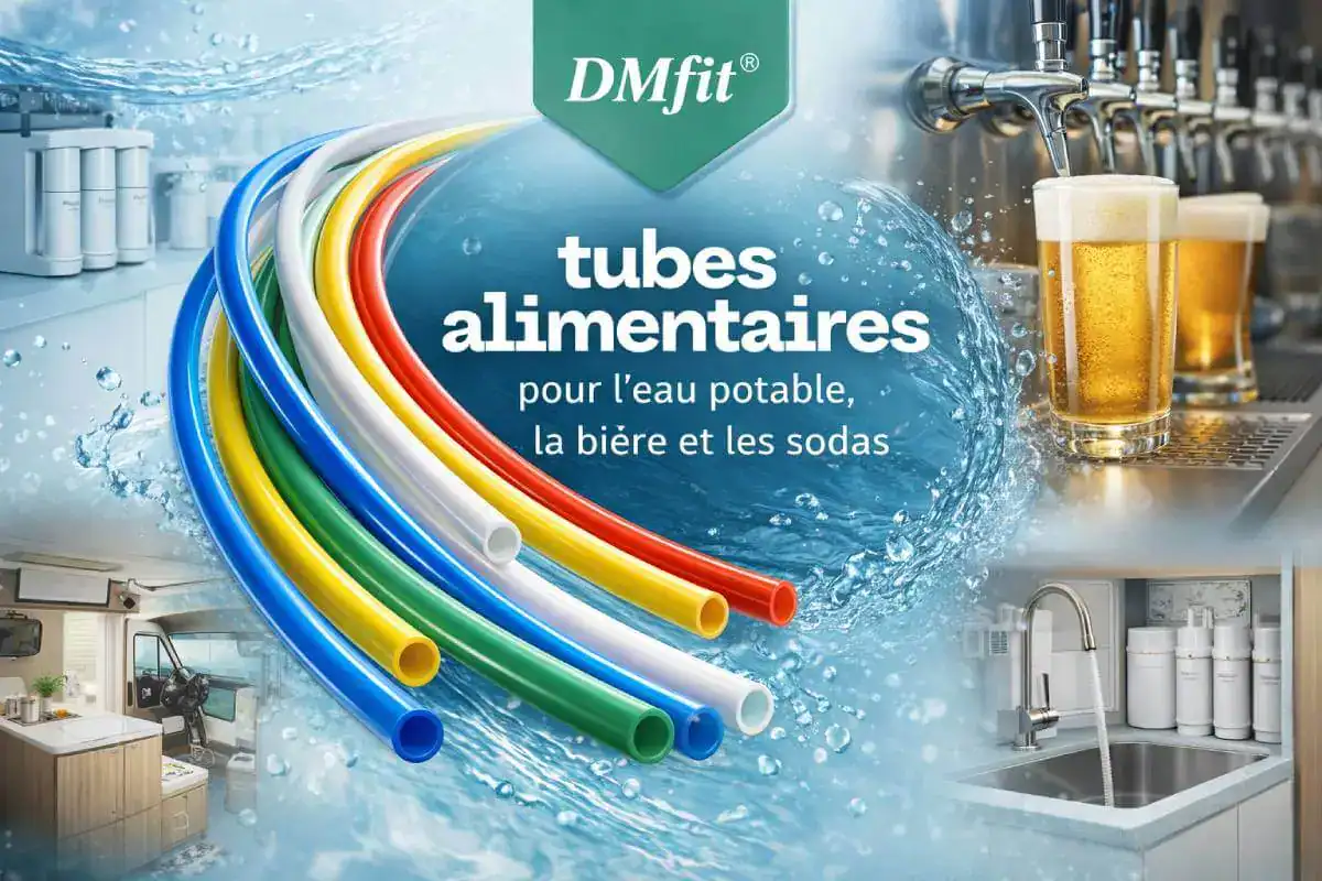 Tubes alimentaires DMFIT du 5/32 pouce au 15 mm
